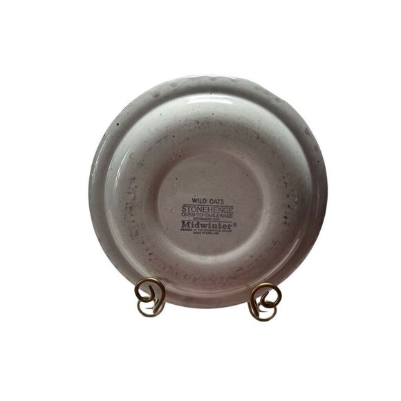 Stonehenge Midwinter Wild Oats 10 1/2" Dinner Plates Set of 2 Some Wear - Picture 8 of 9